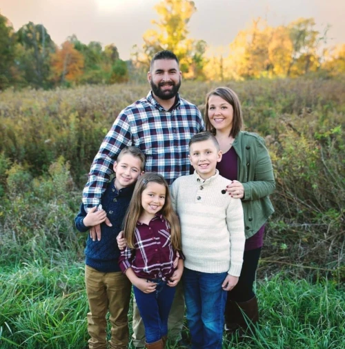 Mark Bradford and Family